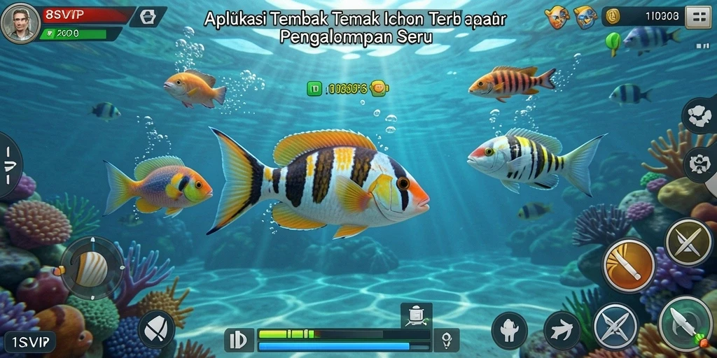 Screenshot gameplay seru menembak ikan di 8SVIP.