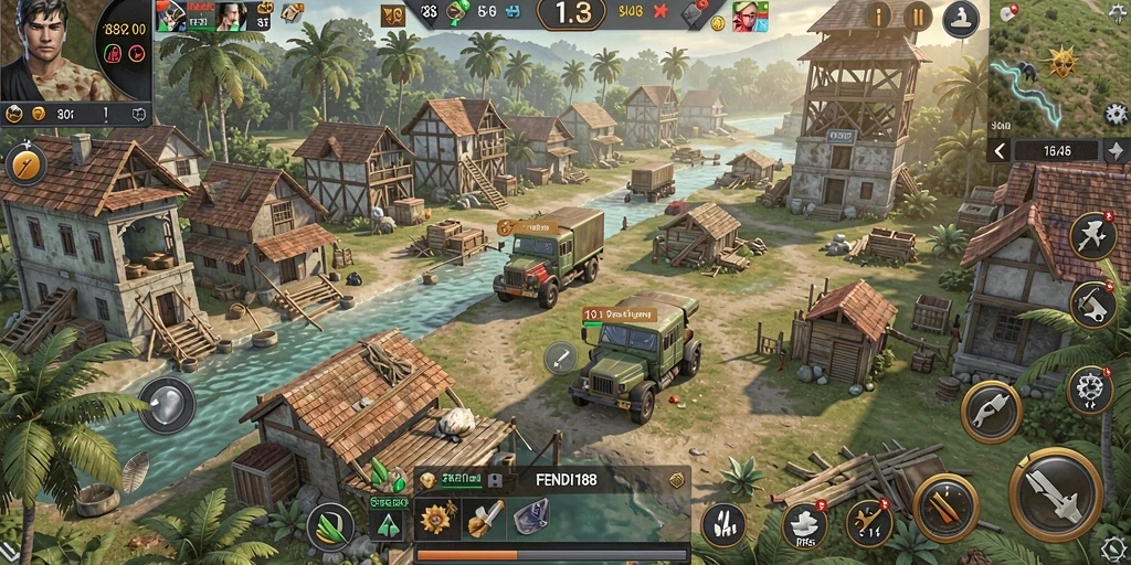 Gameplay SLG yang seru dan menantang di FENDI188.