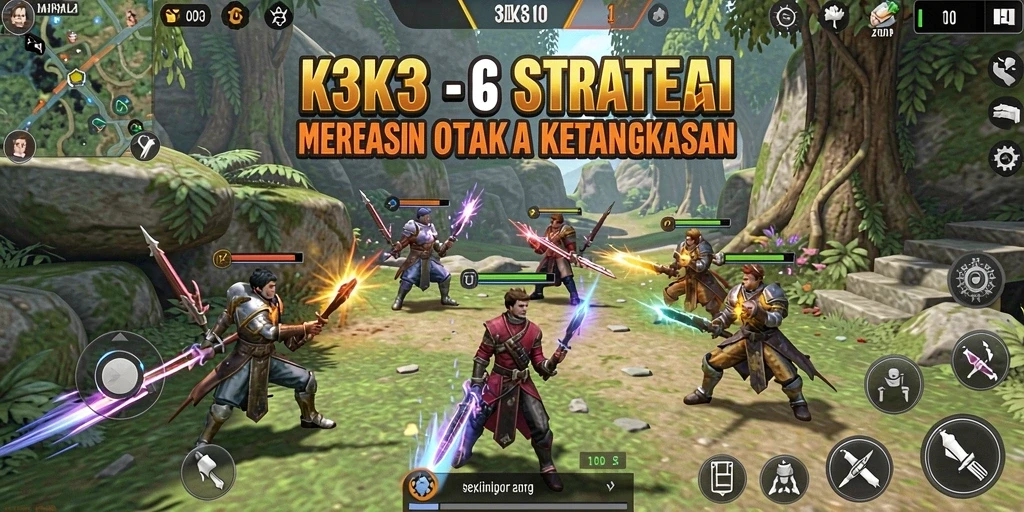 Tangkapan layar utama menunjukkan gameplay strategi yang mendebarkan.