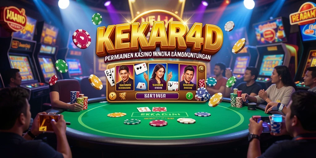 Tampilan seru gameplay Kasino di KEKAR4D dengan grafis menawan.