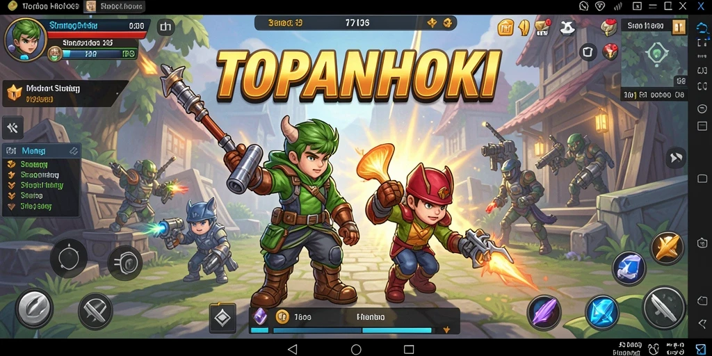 Tampilan menarik dari gameplay TOPANHOKI yang penuh strategi.